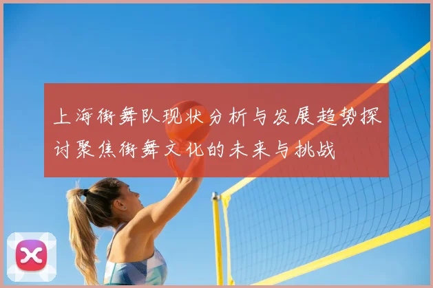 上海街舞队现状分析与发展趋势探讨聚焦街舞文化的未来与挑战