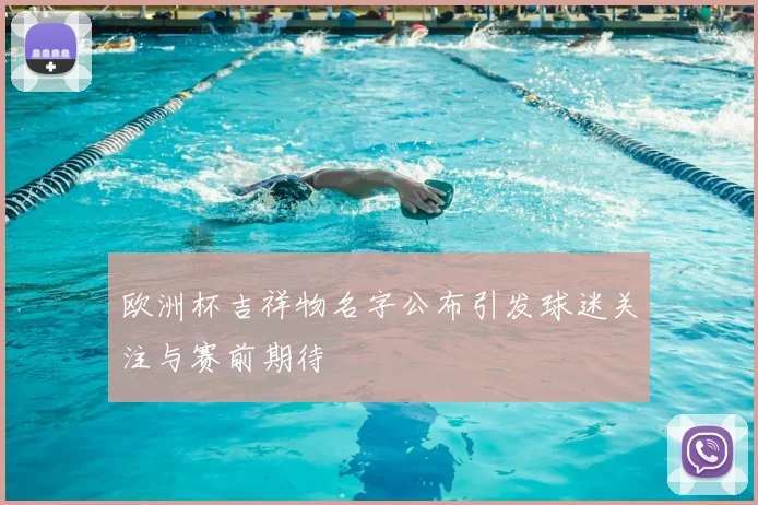 欧洲杯吉祥物名字公布引发球迷关注与赛前期待
